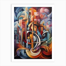 Abstract Painting 06 Art Print