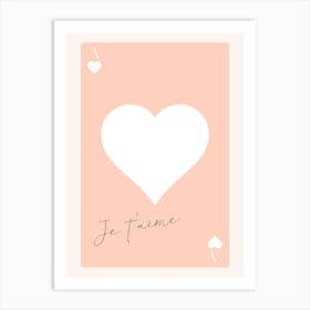 Je T'Aime 1 Art Print