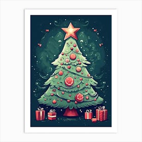 Christmas Tree 7 Art Print