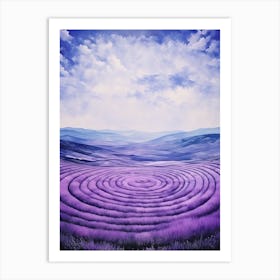 Lavender Fields Canvas Print Art Print