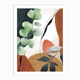 Abstract Botanical Art 3 Art Print