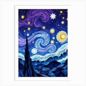 Starry Night 27 Art Print