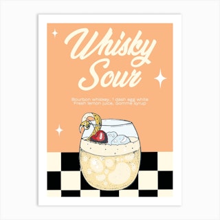 Whisky Sour Art Print