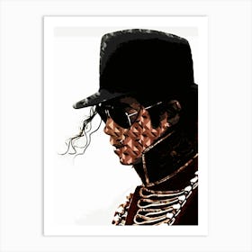 Michael Jackson king of pop Art Print