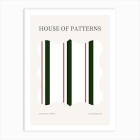 Stripes Pattern Poster 5 Art Print