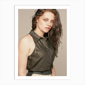 Kristen Stewart Photoshoot Art Print