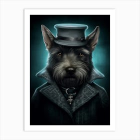 Gangster Dog Scottish Terrier 3 Art Print