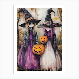 Two Witches Art Print