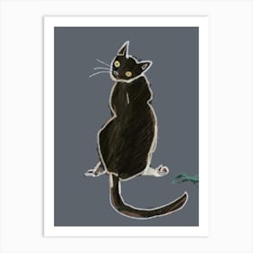 Black Cat Art Print