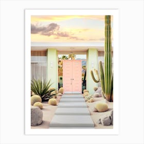 California Dreaming - End of the Day in Palm Springs Art Print