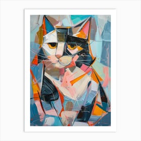 Abstract Cat 8 Art Print