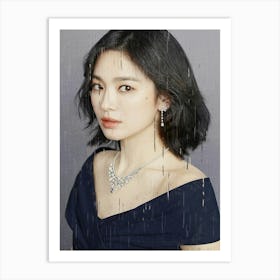 Actress Song Hye Kyo Art Print