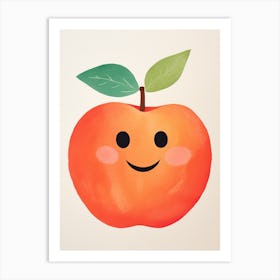 Friendly Kids Peach 3 Art Print