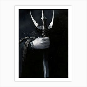 Dark Gothic Lord Of The Rings 1 Art Print