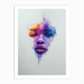 Face Of The Rainbow Art Print