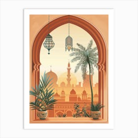 Islamic Arabic Background Art Print