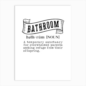 Bathroom Bath Rim Art Print