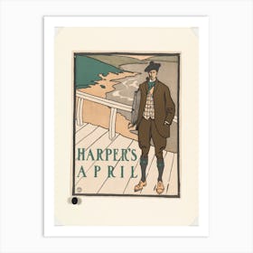 Harper's April , Edward Penfield Art Print