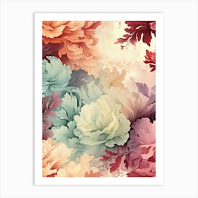 Floral Wallpaper Art Print