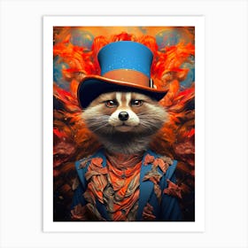 Raccoon Art Print