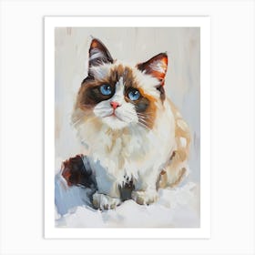 Ragdoll Cat Painting 4 Art Print