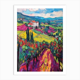 Chianti Italy 1 Fauvist Painting Art Print