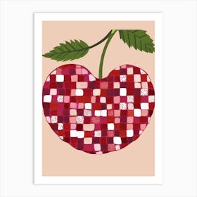 Cherry Heart Art Print