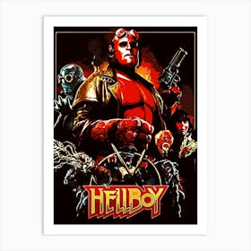 Hellboy movies 1 Art Print