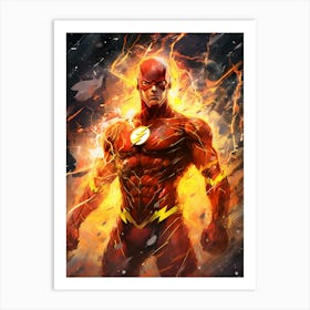 The Flash Painting Art Print