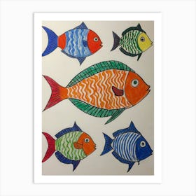 Fishes Style Henri Matisse Art Print