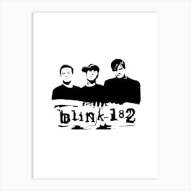 Blink 182 10 Art Print