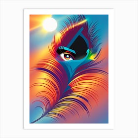 Feather Feather Feather Feather Feather Feather Feather Feather Feather Art Print