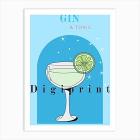 Gin And Tonic Art Print