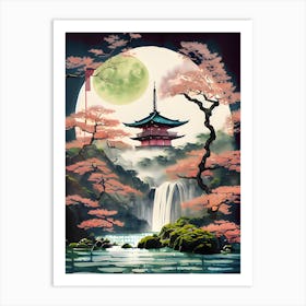 Japanese Landscape Painting (1) Art Print