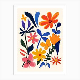 Flowers In The Garden 2 Art Print