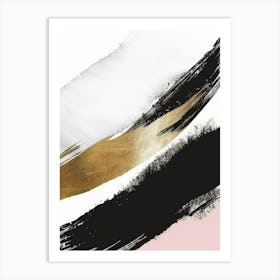 Abstract Brushstrokes Canvas Print 1 Art Print