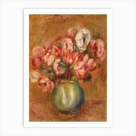 Anemones (1907), Pierre Auguste Renoir Art Print