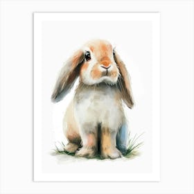 Britannia Petite Rabbit Kids Illustration 1 Art Print