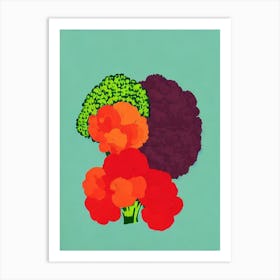 Broccoli Bold Graphic vegetable Art Print