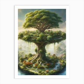 the big tree Art Print