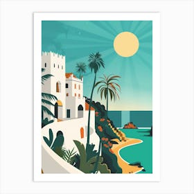 Mediterranean Coast Art Print