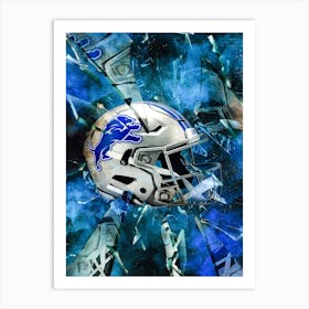 Detroit Lions 4 Art Print