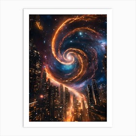 Spiral City Art Print