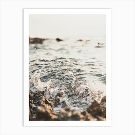Ocean Water Close Up Art Print