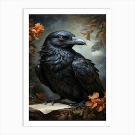 Raven 3 Art Print