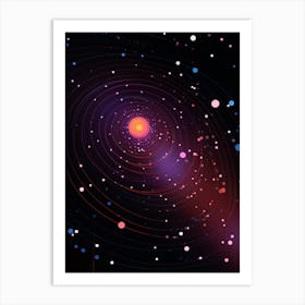 Galaxy In Space Art Print