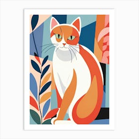 Orange Cat 1 Art Print