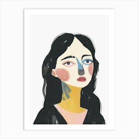 Portrait Of A Woman 566 Art Print