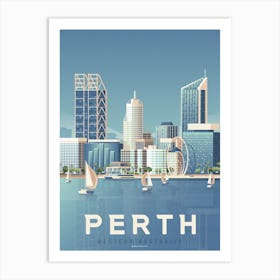 Perth Australia Art Print