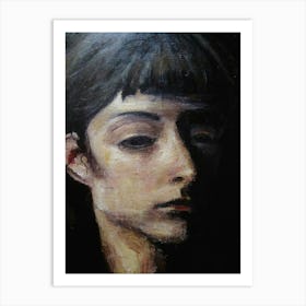 Portrait Of A Woman 4 Art Print